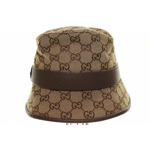 Gucci GG Canvas Fedora Hat L 4hg62 2564 Hat Bucket Hat Brown Aa main image 7